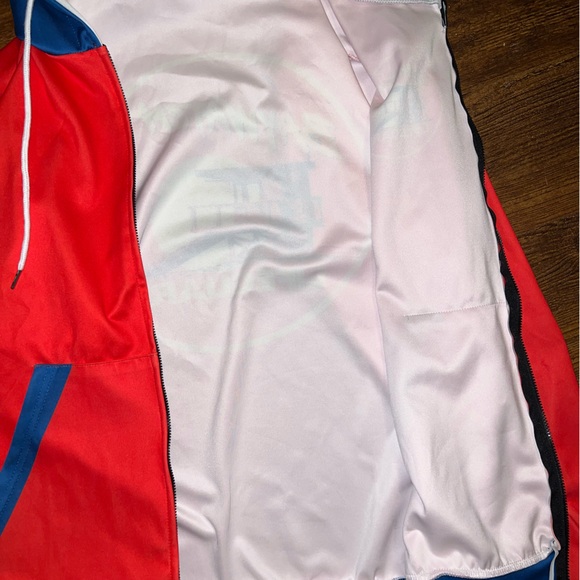 Baywatch Graphic Red and Blue Lightweight Zip Up Long Sleeve Jacket Size XL - Picture 12 of 12